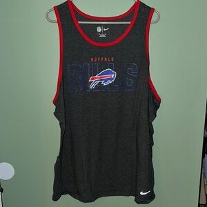 Nike Black and Red Buffalo Bills Tank Top